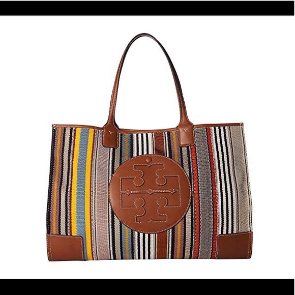 Tory Burch Handbags - ⭐️NWT !! Ella Webbing Patchwork Tote !!⭐️
